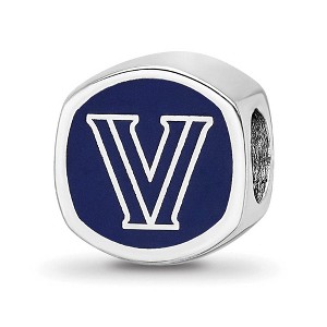 Black Bow Jewelry Sterling Silver Villanova Wildcats NCAA Bead Charm - 1 of 4