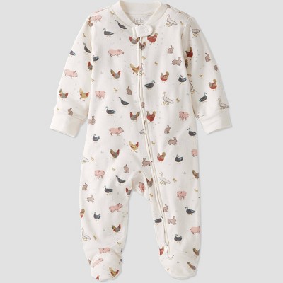 little Planet By Carter's Baby Farm Friends Sleep N' Play - Off-White 9M