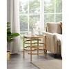 NicBex Modern 32.48" Round Coffee Table with Smooth Edges and Iron Frame for Living Room - 2 of 4