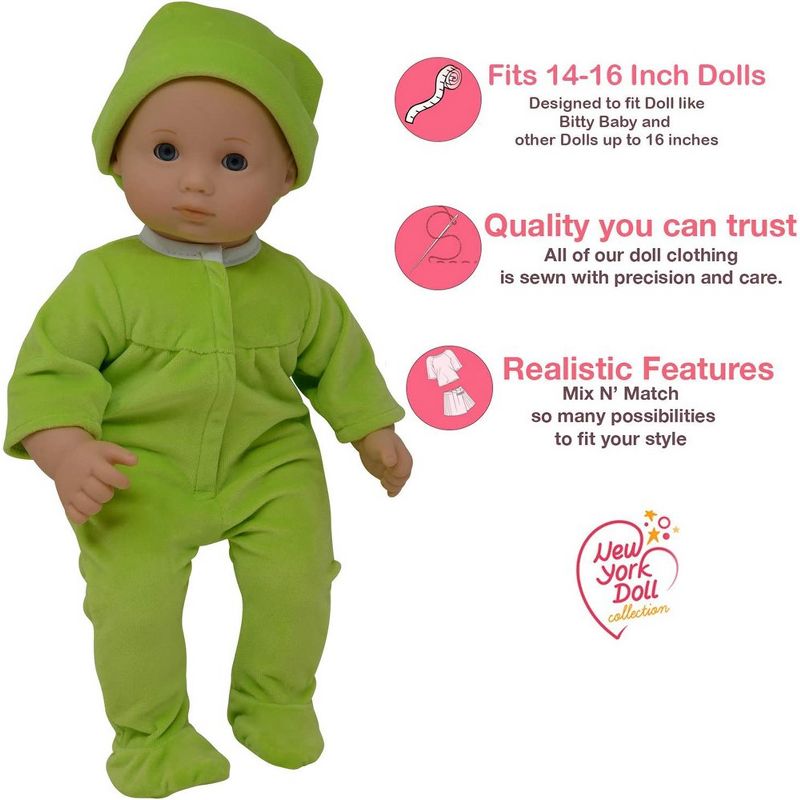 The New York Doll Collection Baby Doll Clothing Set, 2 of 7
