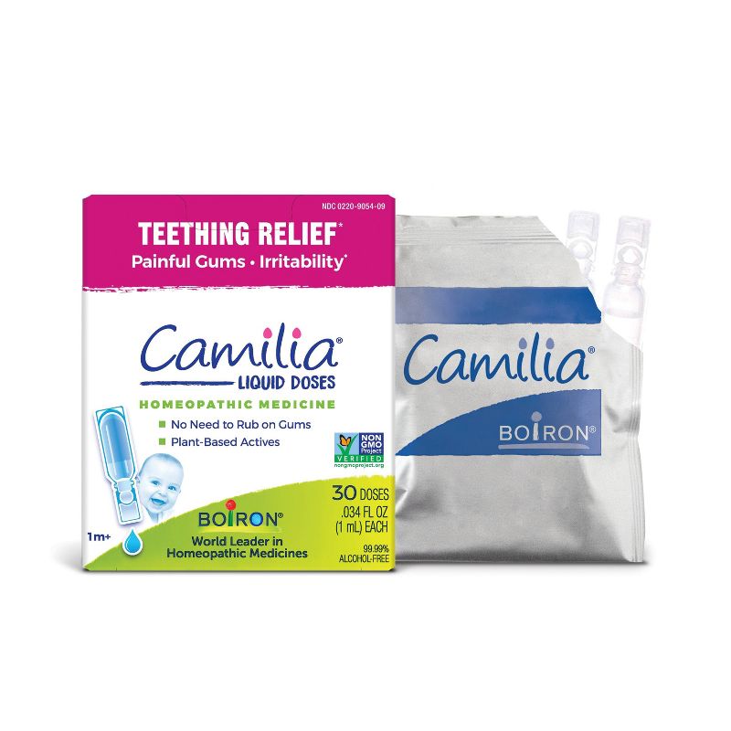 Boiron Camilia Teething Drops for Daytime and Nighttime Relief of Painful or Swollen Gums and Irritability in Babies - 30ct, 3 of 17