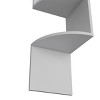 INFURNIC Decorative Wall Shelf Corner Shelf with Four Shelves for Modern Space Optimization Easy Installation, White, 9.8"*9.8"*51.5" - 4 of 4