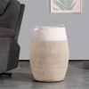 Apex Vanguards Woven Cotton Rope Laundry Basket - 2 of 3