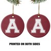 Alma College Primary Logo Porcelain Holiday Christmas Tree Ornament - 2 of 4
