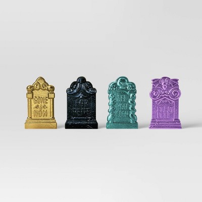 4pk 17" Tombstones Halloween Decorative Prop - Hyde and EEK! Boutique™