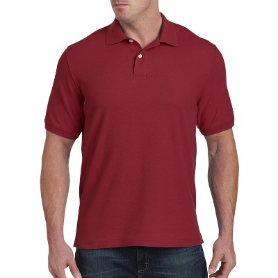 Harbor Bay by DXL Big and Tall Stripe Polo Shirt 