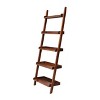 Set of 2 75.5" 5 Shelf Leaning Bookcases - International Concepts - image 2 of 4