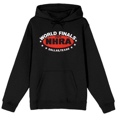 National Hot Rod Association NHRA, Car, Fastest Vehicles, Vintage, SPEED FOR ALL , Dallas, Texas on Black Adult Hoodie