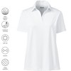 Lands' End Women's Short Sleeve Rapid Dry Sport Neck Polo Shirt - 4 of 4