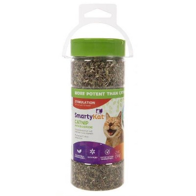 SmartyKat Silvervine & Catnip Blend Shaker Canister Cat Treats - 2oz