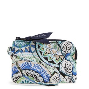 Vera Bradley Women's Outlet Cotton Zip-Top ID Case - 1 of 2