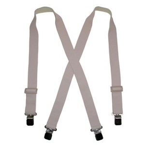 CTM Men's Elastic Clip-End Undergarment Suspenders - 1 of 4