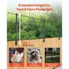 VEVOR Fence Post Extender, 12 Pcs 32.1in Barbed Wire Arm, Sturdy Steel Fence Height Extender,Flat or Surface Mounted  Barbed Wire Extension Arms,Black - 3 of 4
