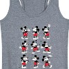 Women's - Disney - Mickey Poses Grid Graphic Racerback Tank - 2 of 4