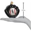 Old World Christmas Blown Glass Ornament for Christmas Tree, Chicago White Sox Baseball Mitt (with OWC Gift Box) - 4 of 4