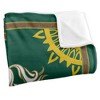 Kids' Lord Of The Rings Rohan Banner Silky Touch Blanket White 36X58 - 3 of 4