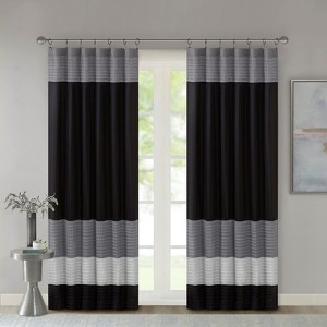DSVIMOY Curtain Panels, Pintuck Curtain Panel for Living Room, Bedroom, Multicolor, 84"*50"*0.13" - 1 of 4