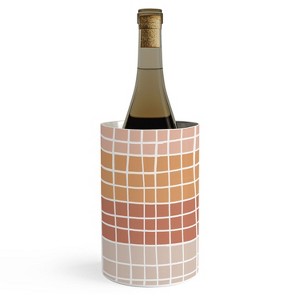 Menina Lisboa Terracotta Color Block Stripes Wine Chiller - 1 of 2
