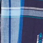 navy medallion plaid