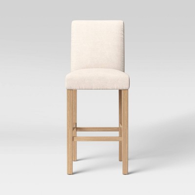 Graham Upholstered Parsons Barstool Linen - Threshold™