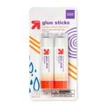 Glue Stick 2ct Disappearing Purple - up & up™