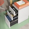 GALAXHERO File Cabinet, 3-Drawer Vertical Filing Cabinet, Slim Space-Saving Storage for Legal/Letter Size Files, Home & Office Organization, White - 4 of 4