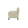 2-Seater Velvet Sleeper Sofa with Recliner, Adjustable Backrest and Foam Cushions for Living Room - 2 of 4