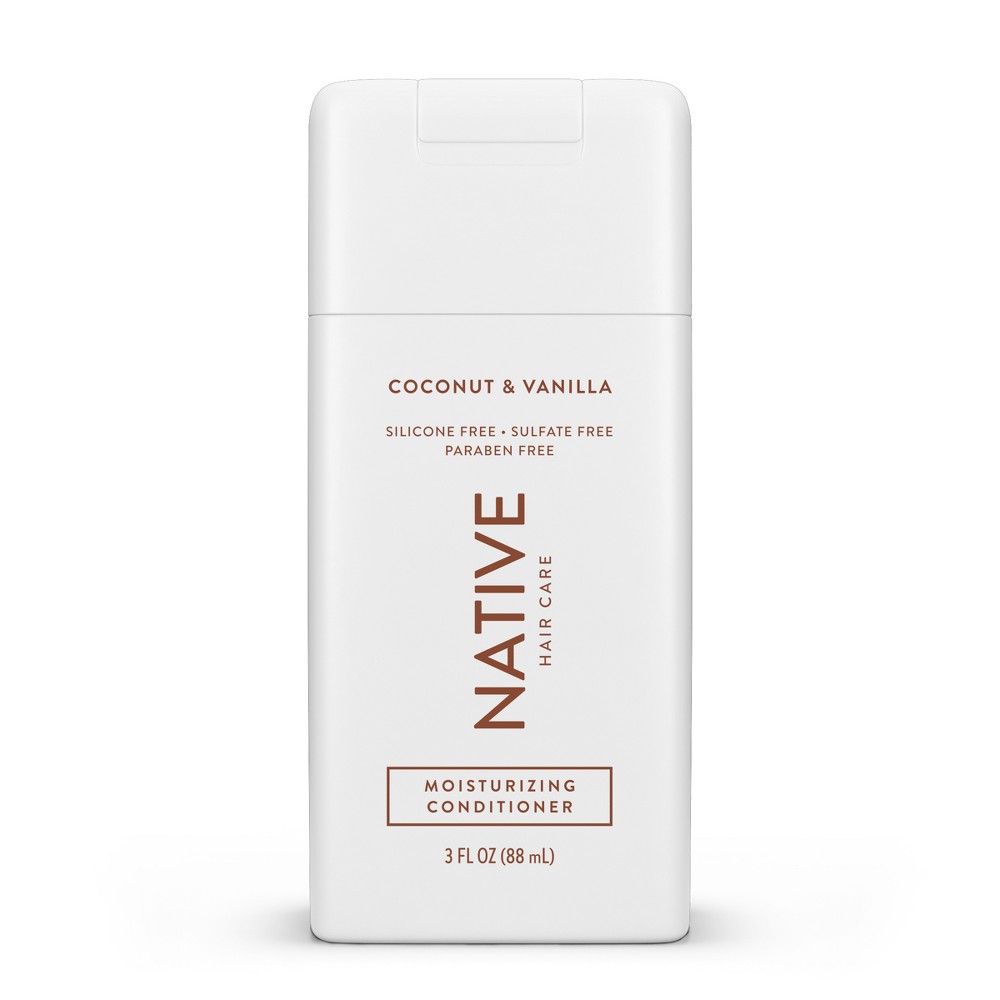 Photos - Hair Product Native Coconut & Vanilla Moisturizing Conditioner - 3 fl oz 