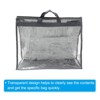 Unique Bargains Unique Handbag Dust Bags, Clear Purse Storage Organizer  PVC Dustproof Handbag Cover Transparent Purse Protector - 3 of 4