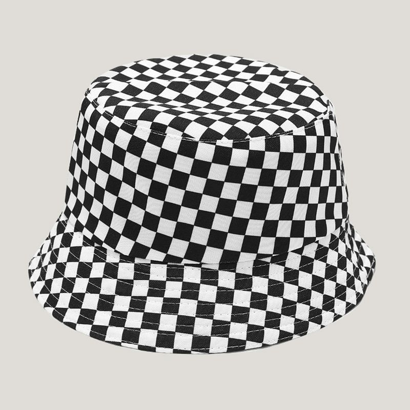 Women's Reversible Checkered Bucket Hat - Cupshe, 4 of 8