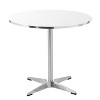 VYNXARIA Modern circular table and small tea table, with a minimalist style, suitable for use in family dining rooms, kitchens, and living rooms - 3 of 4