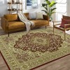 Vintage Medallion Oriental Area Rug Retro Floral Design for Living Room Bedroom - 2 of 4