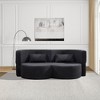 Double Corduroy Folding Floor-to-Ceiling Sofa Bed with Space-Saving, No Assembly, and Multi-Purpose - 3 of 4