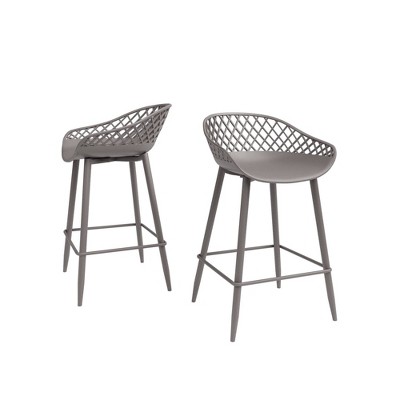 Set of 2 Kurv Counter Height Barstool - Jamesdar