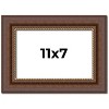 PosterPalooza | Photo Size Traditional Brown Picture Frame - UV Acrylic, Foam Board Backing, Hanging Hardware - 2 of 4