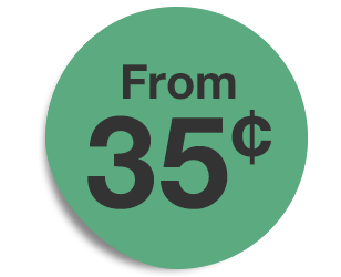 From 35¢