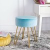 Abrea Round Ottoman - OTT7500 - Safavieh - 2 of 4