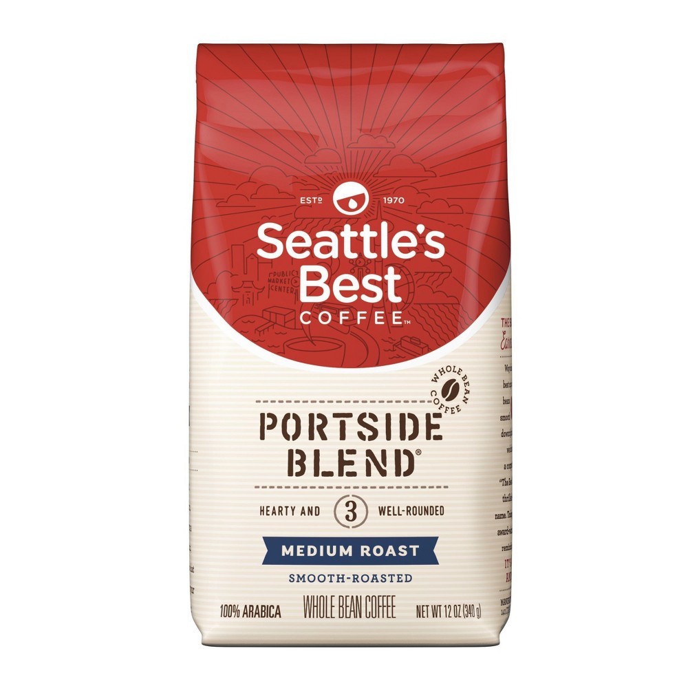 UPC 012919123107 product image for Seattle's Best Coffee Portside Blend Medium Roast Whole Bean Coffee - 12oz | upcitemdb.com