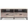 Signature Design by Ashley 59" Neilsville TV Stand for TVs up to 63" Light Brown/Beige - image 4 of 4