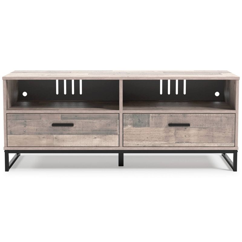 59&#34; Neilsville TV Stand for TVs up to 63&#34; Light Brown/Beige - Signature Design by Ashley, 4 of 10