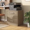 Famapy Nightstand with 3 Drawers,Bottom Hidden Compartment & Dual-Drawer Slides,As Side Table,Coffee Table for Bedroom,Living Room/Office - 3 of 4