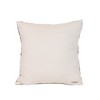 18x18" Hand Woven Stripe Green Outdoor Pillow Polyester With Polyester Fill by Foreside Home & Garden - 4 of 4