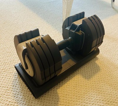 Centr By Chris Hemsworth Smart Stack Adjustable Dumbbell 50lbs - Black ...
