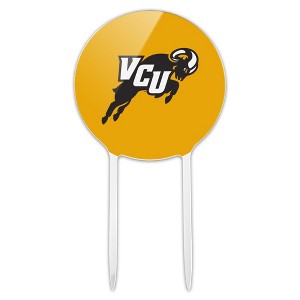Virginia Commonwealth University Secondary Acrylic Cake Topper Party Decoration for Wedding Anniversary Birthday Graduation - 1 of 4