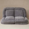 Runesay Modern Gray Convertible Fold-Out Double Sofa Bed - 3 of 4