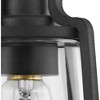 Progress Lighting Benton Harbor 1-Light Outdoor Wall Lantern in Black with Clear Glass Shade - 4 of 4