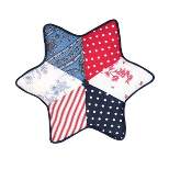 Gallerie II Star Shaped Patriotic 18" x 18" Throw Pillow Decorative 4th of July