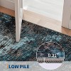 Machine Washable Area Rugs, Modern Abstract Contemporary Floor Cover, Foldable Low Pile Throw Carpet for Bedroom, Living Room, Office - 4 of 4