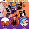 Joyfy 96pcs Halloween Drawstring Candy Bags for Party Favors，6 Designs Halloween Plastic Candy Bags with Kids Trick or Treat,Party Favors Supplies - 4 of 4