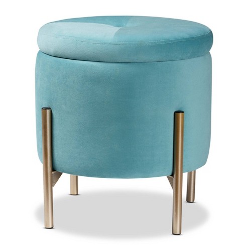 Velvet cheap ottoman target